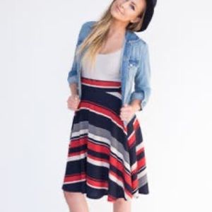 Agnes & Dora midi skirt